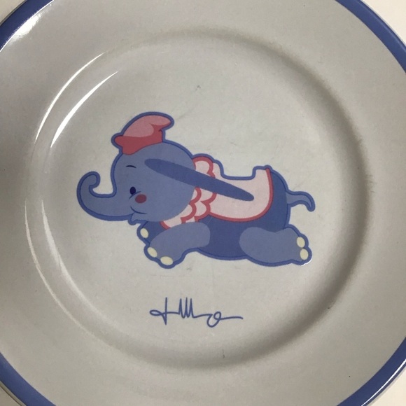 Disney Jerrod Mayurama Dessert Plates SET OF 3 Cinderella Castle Dumbo Jose’ 7” - Picture 7 of 15